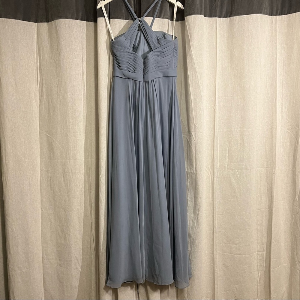 Azazie Dusty Blue Evening/Bridesmaid gown.
